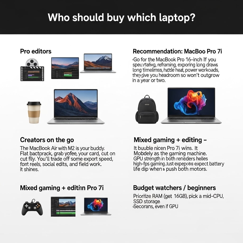 Who should buy which laptop